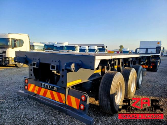 2009 AFRIT TRI AXLE ALUMINIUM FLAT DECK TRAILER #53283]